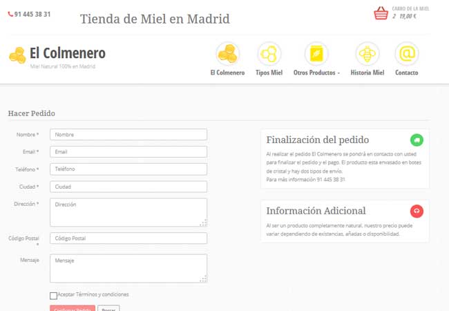 Miel El Colmenero